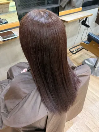 ロング カラー 德永 なつきのヘアスタイル
