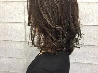 ミディアム パーマ ITO YUKIのヘアスタイル