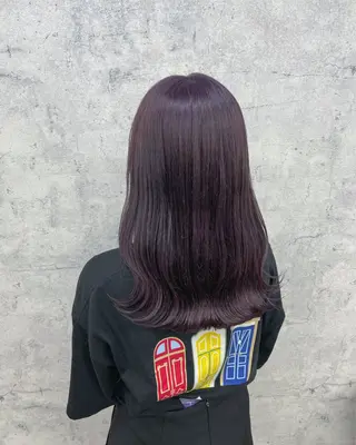 ロング カラー JUNSHIN🦋 ヘアセット／カラーのヘアスタイル