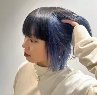 ショート カラー ヘアアレンジ hip's eyes SHUNのヘアスタイル