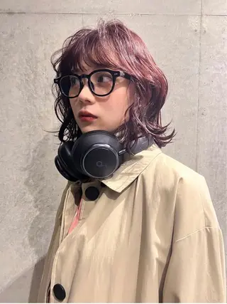 ミディアム カラー レイヤー/ブリーチ ♥️【木坂 桃歌】のヘアスタイル