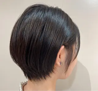 ショート パーソナルカラー lapiax阿部のヘアスタイル