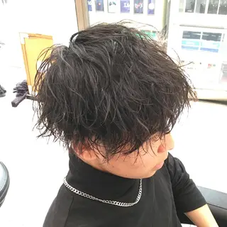 ショート パーマ ヘアアレンジ メンズ 🔥メンズ特化🔥 木村 祐太のヘアスタイル