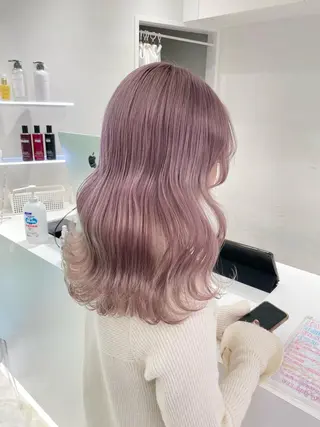 ロング ウルフカットマスター みつきのヘアスタイル