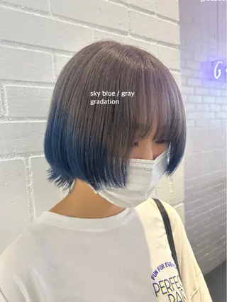 カラー 🤍垢抜け♡透明感 カラーmoeka🤍のヘアスタイル