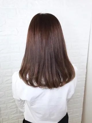 ミディアム カラー エイジングケア特化 美容師✂️山崎竜二のヘアスタイル