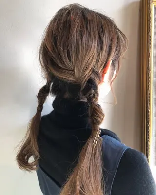 ロング ヘアアレンジ 🌷nanase🌷 gally hairのヘアスタイル