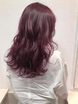 セミロング カラー ヘアアレンジ GiseL天神カラー 髪質改善/ブリーチのヘアスタイル