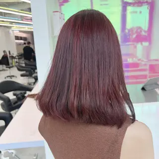 ミディアム カラー パーマ ヘアアレンジ メンズ 🤍透明感カラー🤍 似合わせ🤍AINEのヘアスタイル