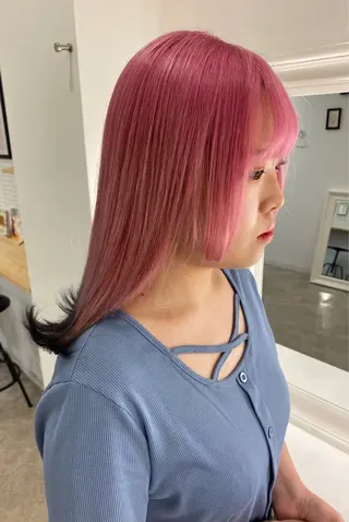 カラー 会社で浮かない ビジネスヘア/心斎橋のヘアスタイル