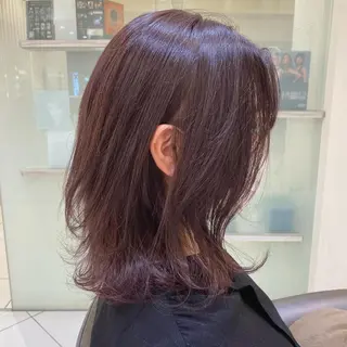 ミディアム カラー 【髪質改善】 梅田　聡のヘアスタイル