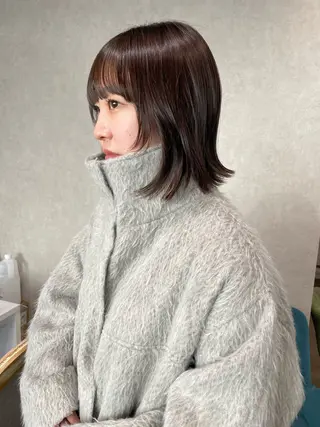 ミディアム カラー ナチュラル透明感🌱 小山美樹子のヘアスタイル