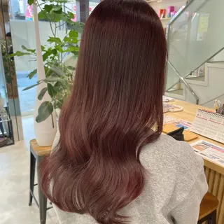 ロング カラー これた🧸ヘアメ職人 ♡髪質改善♡カラーのヘアスタイル