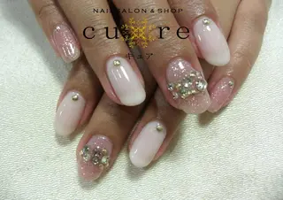 ミディアム ネイル ネイルサロン Cureのネイルデザイン