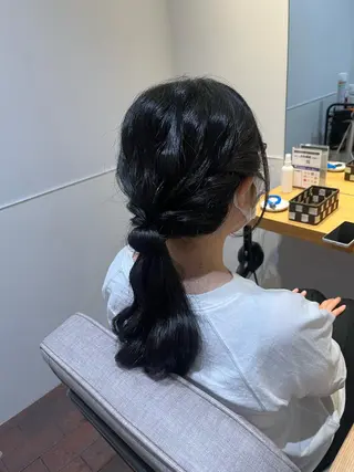 セミロング ヘアアレンジ マンツーマン 縮毛矯正/マユコのヘアスタイル