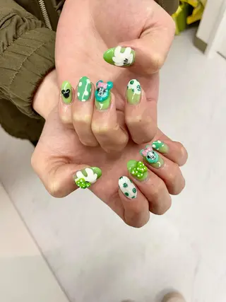 ネイル 大阪福島韓国束感まつ げ Sayaka🤍のマツエク・マツパデザイン