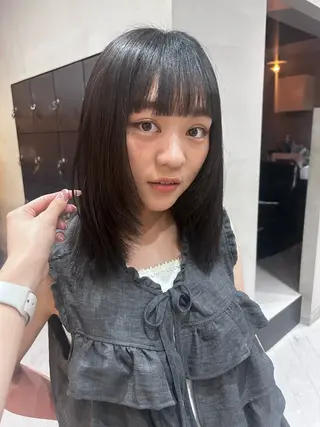 セミロング kyoka/レイヤー /ハッシュカットのヘアスタイル