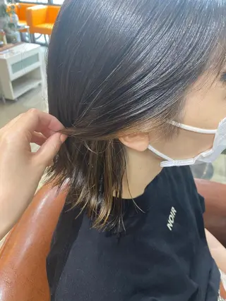 ミディアム 加藤 知子のヘアスタイル