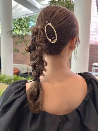 ミディアム カラー パーマ ヘアアレンジ メンズ キッズ #tag 稗田綾加のヘアスタイル