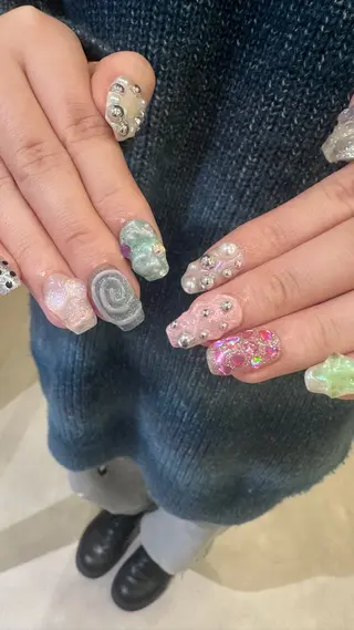 ネイル 🎶個性派ネイル💅 /Komachi❤️のネイルデザイン