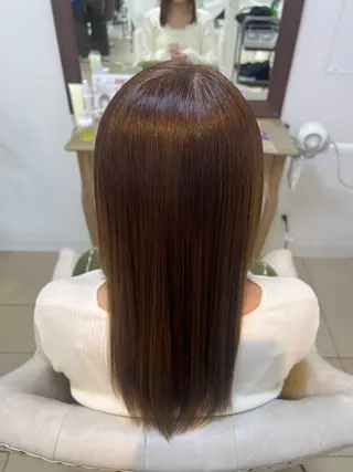セミロング カラー eMuエミュ‪ ¨̮⃝ayakaのヘアスタイル