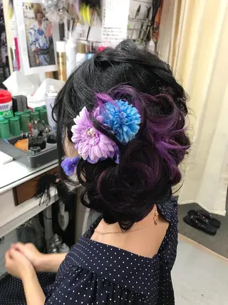 ヘアアレンジ 上辻 博司のヘアスタイル
