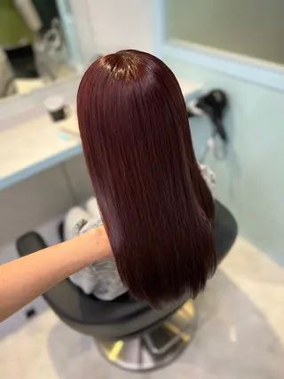 カラー 🇰🇷韓流暖色ヘア 🍒saaya🍒のヘアスタイル