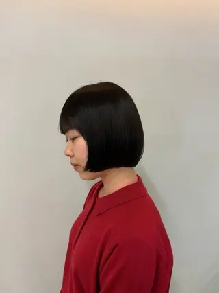 ショート カラー エムスラッシュ本牧所属・片岡 未優のヘアスタイル