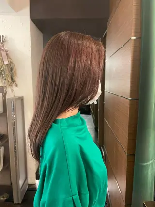 セミロング カラー Yoshida Yuriのヘアスタイル