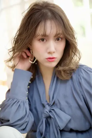 ミディアム カラー ✨縮毛矯正/髪質改善 錦糸町/松坂拓馬のヘアスタイル