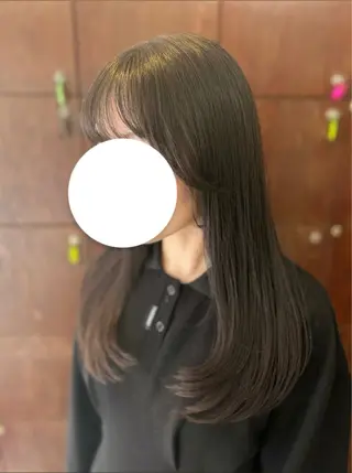 ロング 💜ひな💜縮毛矯正 /透明感/韓国ヘアのヘアスタイル