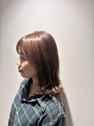 ショート カラー パーマ/ ハイライト/志賀のヘアスタイル