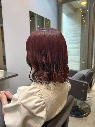 ミディアム 🌿朝5分でお洒落 パーマスタイル🌿のヘアスタイル