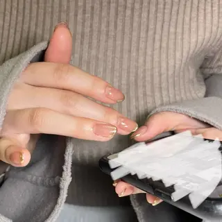 ネイル By moonネイル 🌷ワンホン/韓国風のネイルデザイン