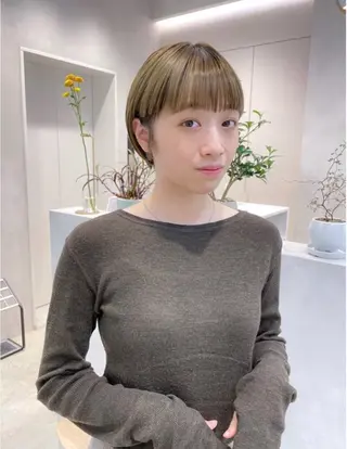 ショート 表参道レイヤー Kinoのヘアスタイル