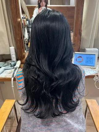 ロング カラー ﾏﾂｴｸ/men's /ｶﾗｰ🎀ﾋｶﾙのマツエク・マツパデザイン