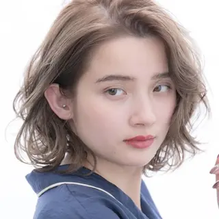 ショート カラー 大人可愛いショート 原田美千留のヘアスタイル
