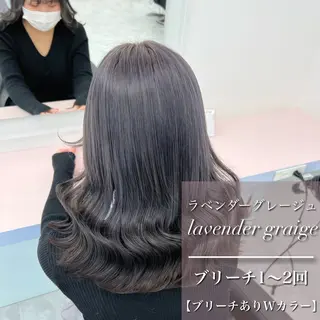 セミロング カラー 🎨ブリーチ職人 店長Takaya🎨のヘアスタイル