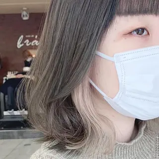 ミディアム 🫧艶髪カラー🫧 森本くるみのヘアスタイル