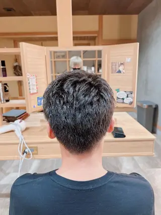 ショート メンズ 大井 崚聖のヘアスタイル