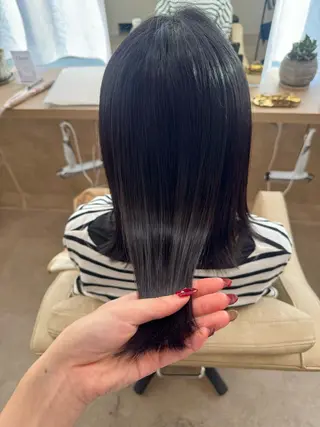 ミディアム 兼古 望羽のヘアスタイル