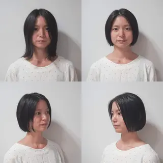 ミディアム OKAWA TAKAHIROのヘアスタイル