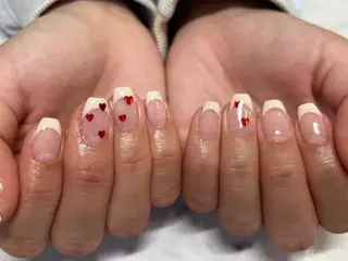 ネイル 🫧ちゅるん/韓国 Ayano𓈒🎀のネイルデザイン