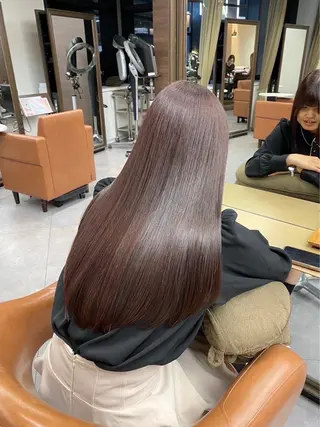 ロング 茶谷 沙穂のヘアスタイル