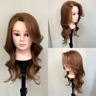 セミロング ヘアアレンジ タニモト ユイのヘアスタイル