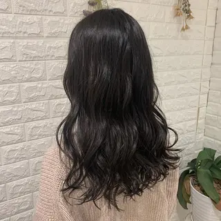 ロング ⟡.·韓国ヘア*.゚ 室岡 咲希のヘアスタイル