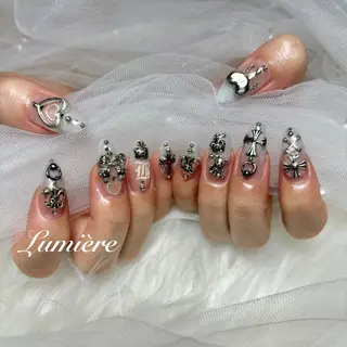 ネイル Lumière｜ ロング｜ワンホンのネイルデザイン