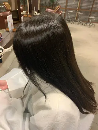 ロング SUZUNO🤎ボブ レイヤー🫧顔周りのヘアスタイル
