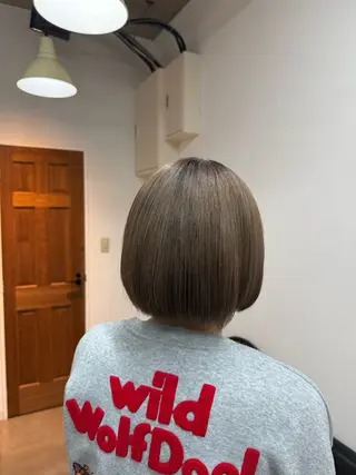 ミディアム カラー 🌿似合わせブリーチ 小俣　来🌿のヘアスタイル