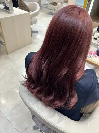 カラー 🎀暖色カラー/透明 感カラー/ひな🎀のヘアスタイル